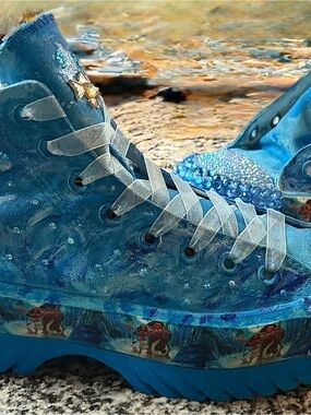Moana inspired sneakers